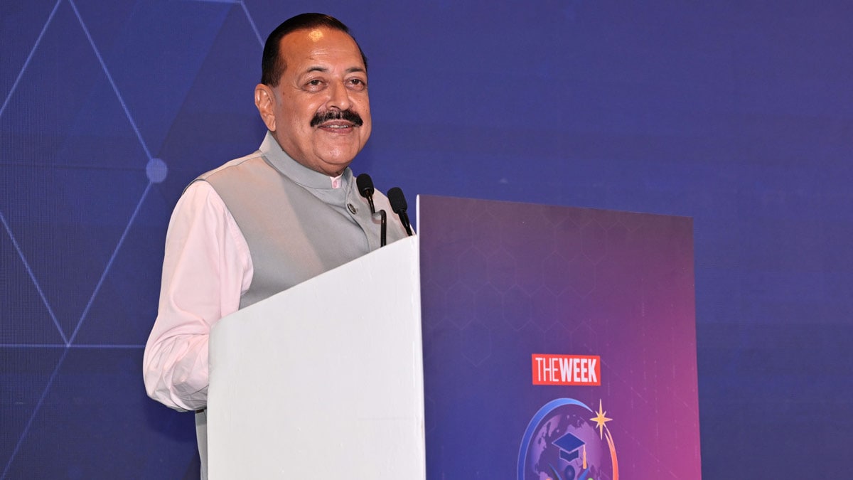 Union Minister for Science and Technology Dr Jitendra Singh speaks at THE WEEK Education Conclave 2026 in New Delhi | Sanjay Ahlawat