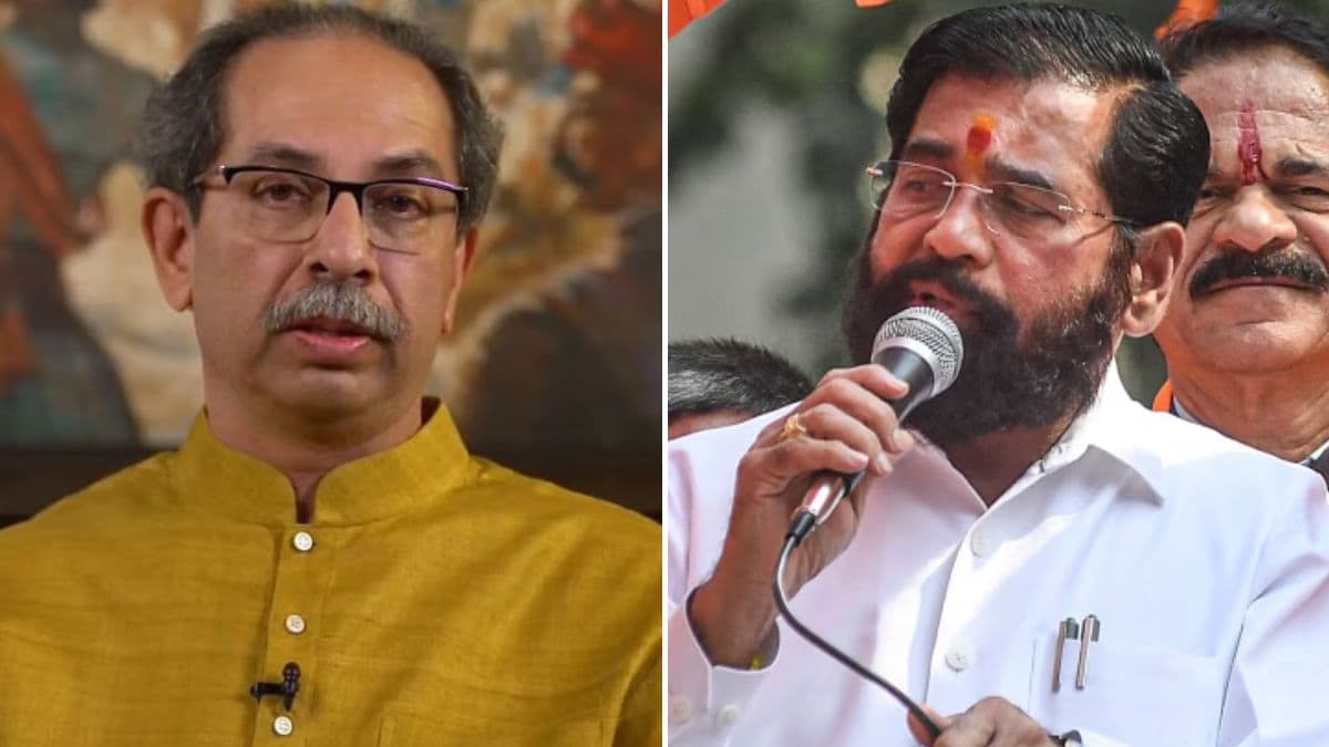 Shiv Sena (UBT) chief Uddhav Thackeray (L) and Maharashtra Deputy CM and Shiv Sena leader Eknath Shinde (R) | PTI