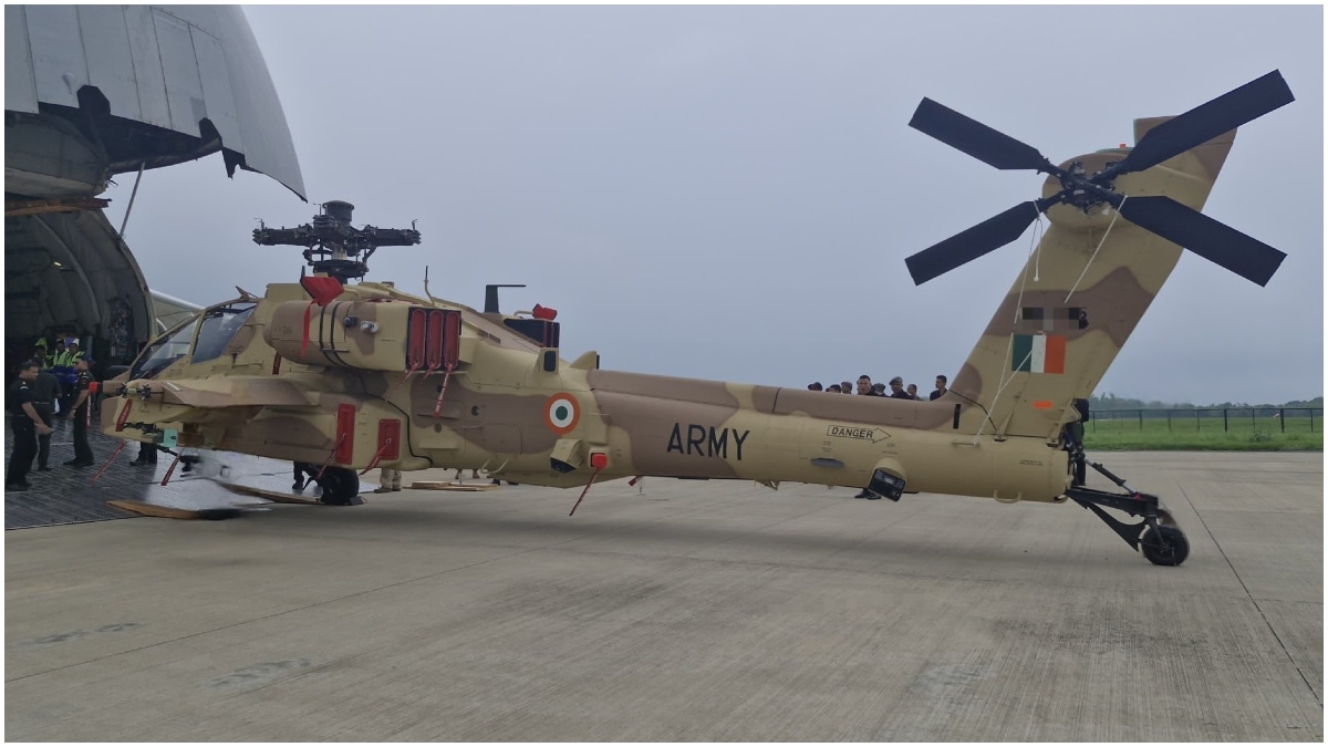 One of India Army's Apache helicopters | X
