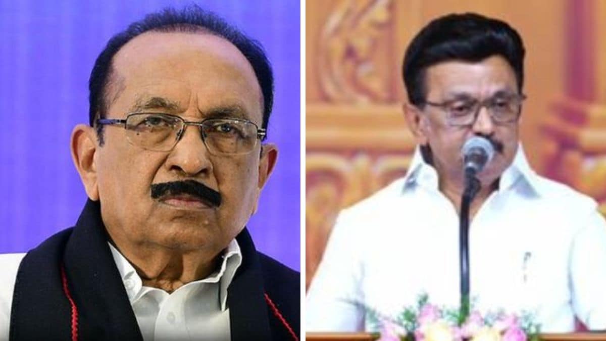 MDMK chief Vaiko and DMK chief M K Stalin | X 