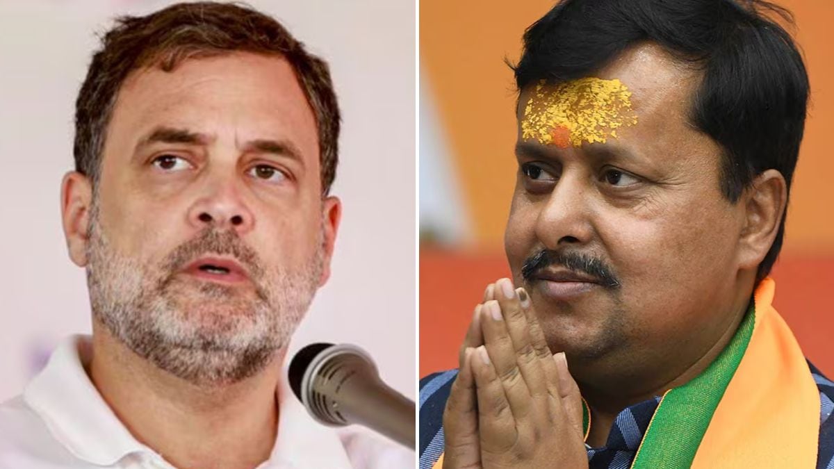 Congress' Leader of Opposition in the Lok Sabha, Rahul Gandhi (L) and BJP's national president, Nitin Nabin (R) | PTI, Sanjay Ahlawat