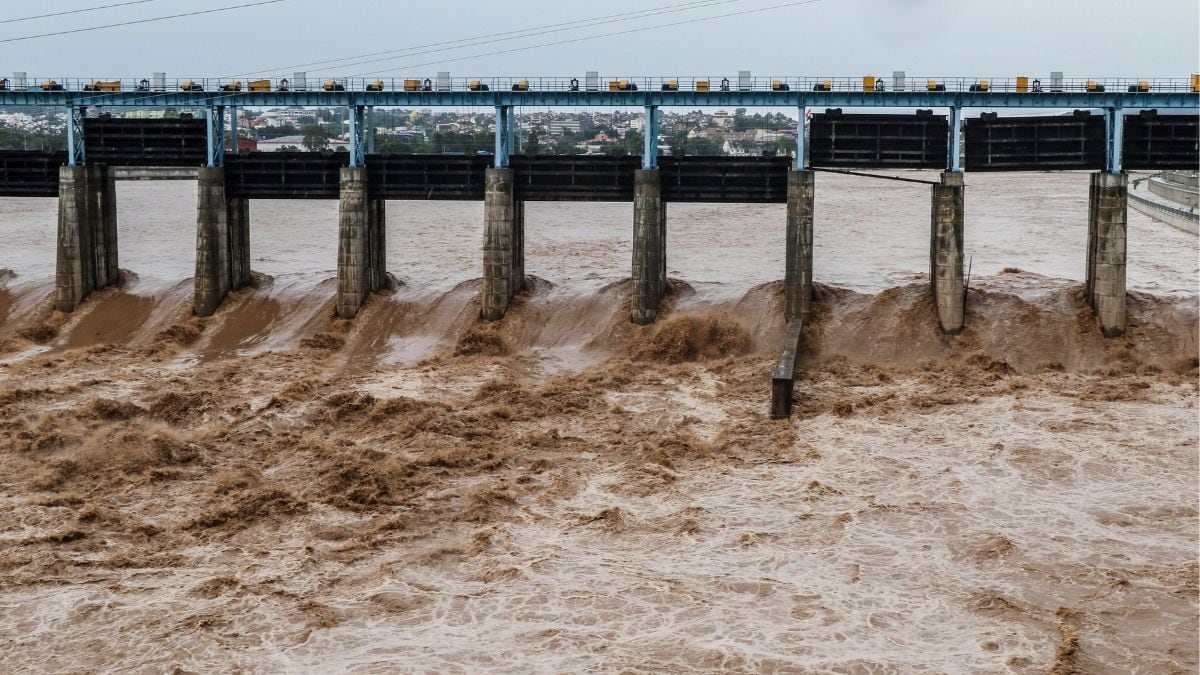 Rivers in the Rajouri-Poonch belt of Jammu and Kashmir in spate after heavy overnight rain.