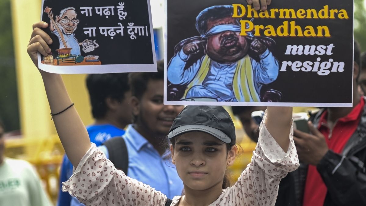 From the protest on July 20 at Nagpur | PTI