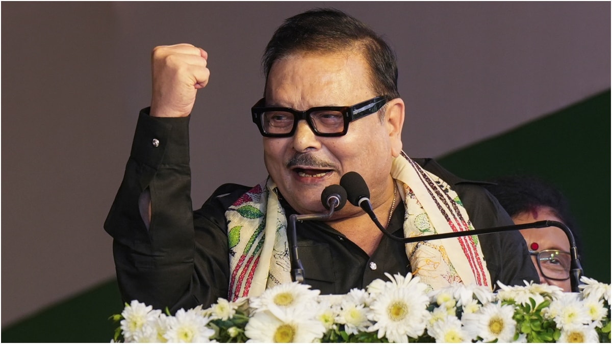 TMC leader Madan Mitra addresses the Martyrs' Day programme organised by rebel party leaders | PTI