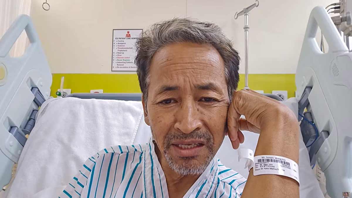 Activist Sonam Wangchuk, in a video message, clarifies his decision to end the 26-day fast | Screengrab