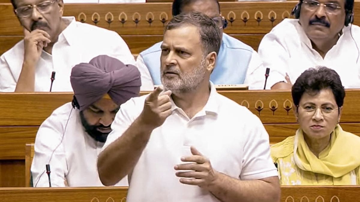 Leader of Opposition in the Lok Sabha Rahul Gandhi speaks in the House during the Monsoon session of Parliament | X 