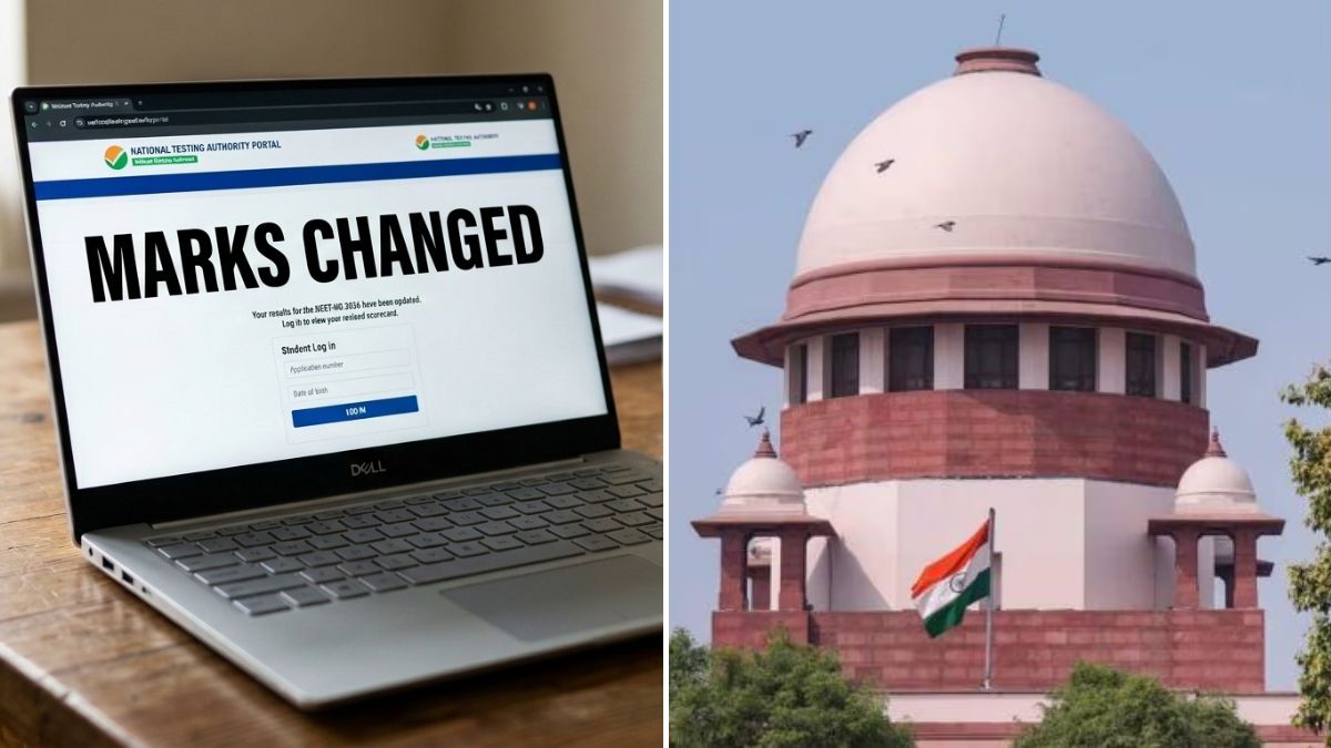 AI-generated reporesentative image (L); The Supreme Court of India (R) | PTI, THE WEEK