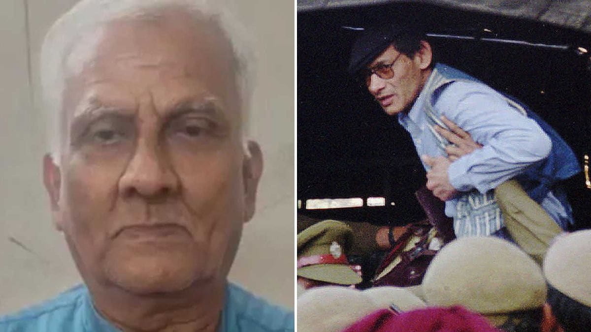 Luxury hotel scammer Bingson John (L), who claims he was inspired by French serial killer and conman, Charles Sobhraj (R) | X, AP