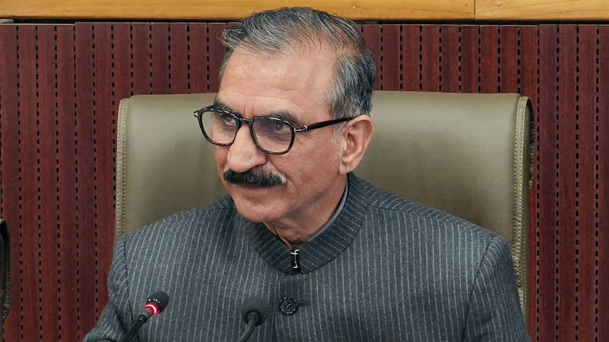 Himachal Pradesh CM Sukhvinder Singh Sukhu | ANI