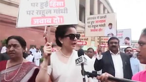 Jharkhand police action against students: NDA MPs stage protest in Parliament, demand answers from Rahul Gandhi