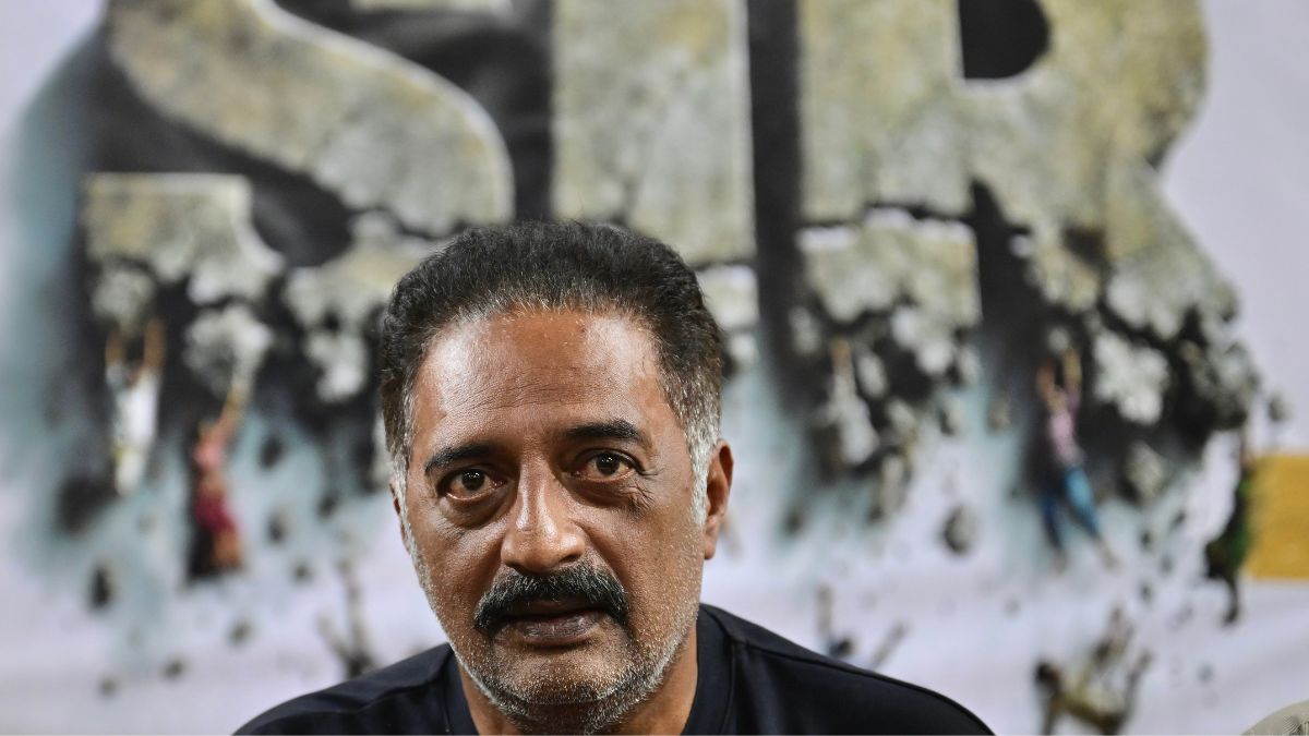 Actor and activist Prakash Raj at a press conference about the SIR in Karnataka | Bhanu Prakash Chandra