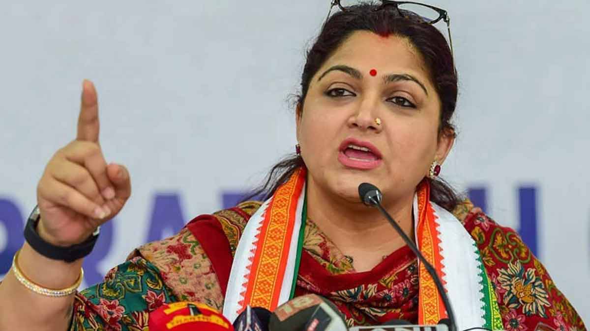 Khushbu Sundar | PTI