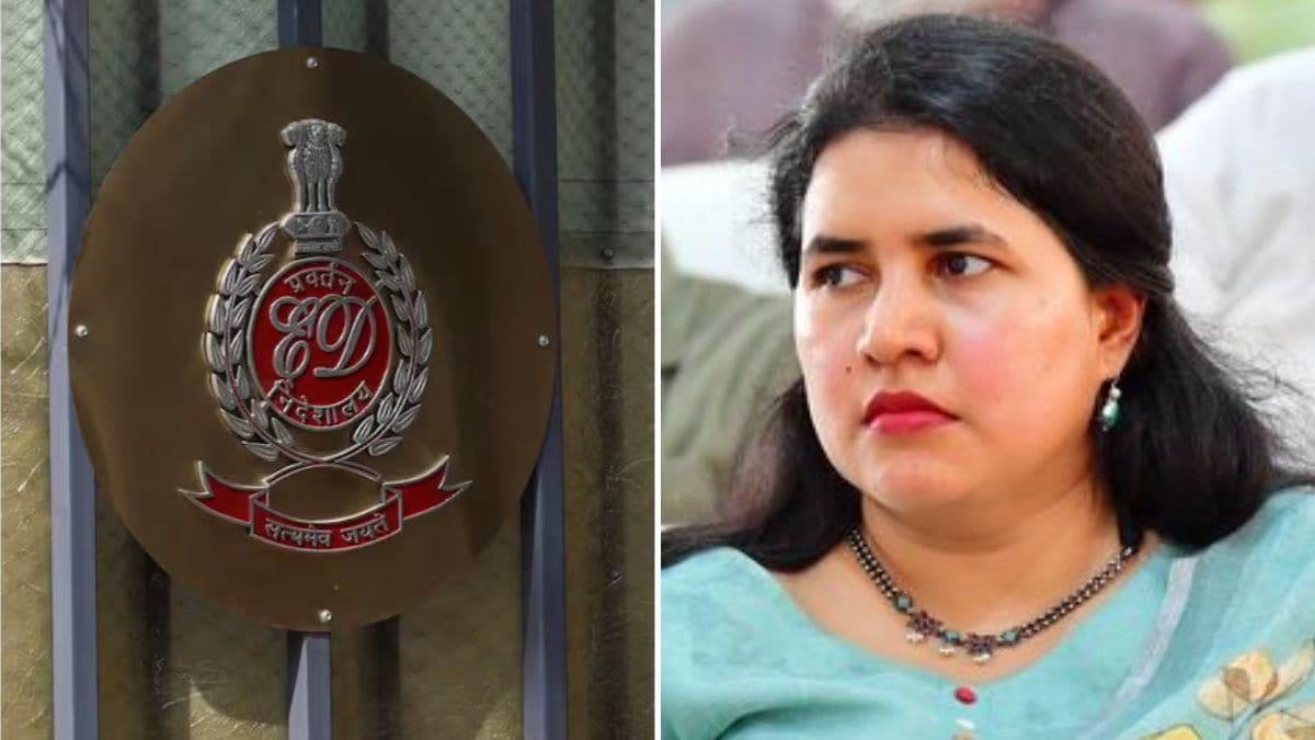 A representative image of the Enforcement Directorate (L) and ex-Kerala CM Pinarayi Vijayan's daughter and Exalogic owner Veena Vijayan (R) | Reuters, Manorama