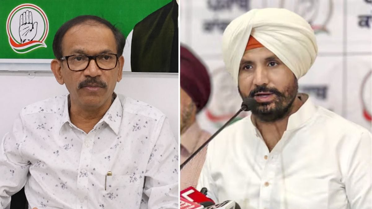 Girish Chodankar and Amrinder Singh Raja Warring | Creative Commons, PTI