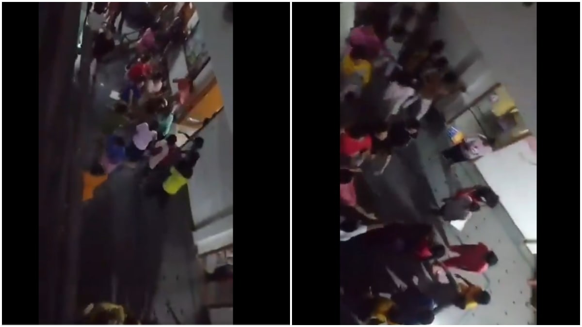 The Manipuri students have been relocated following the clash  | X