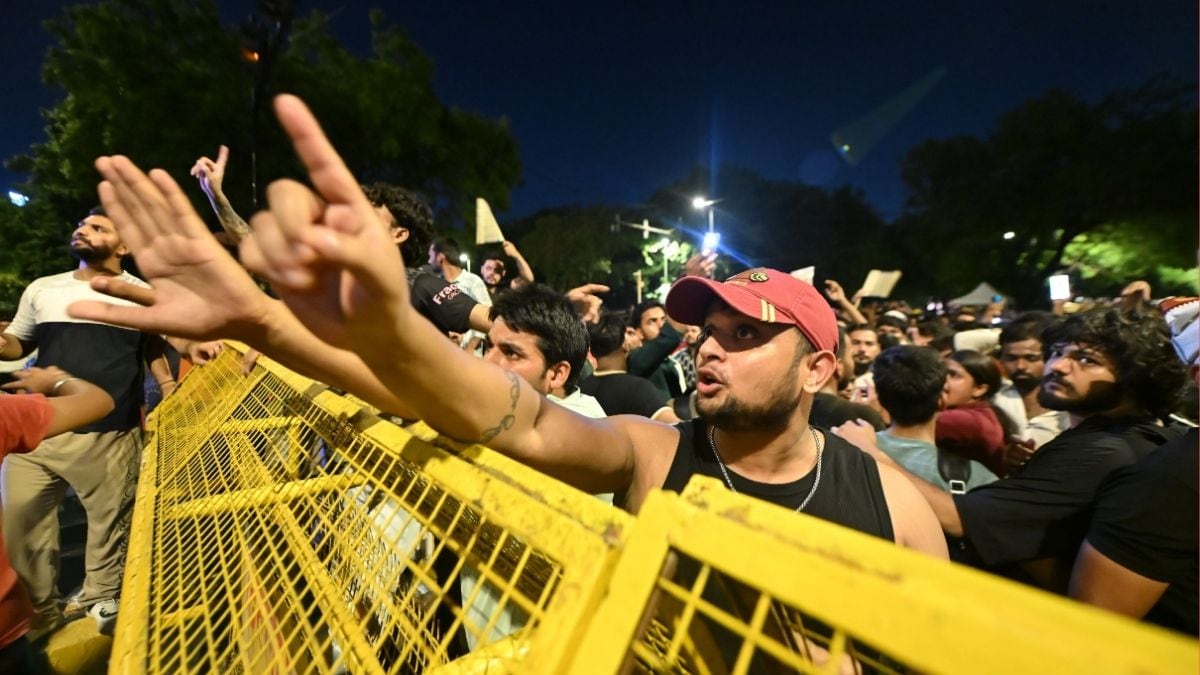 File photo: From the recent student protest in New Delhi | Kritajna Naik