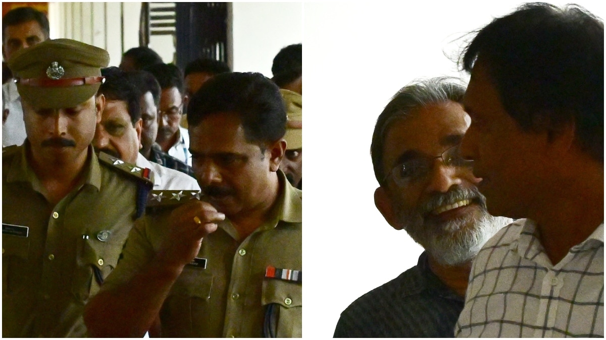 Bobby Kuruvila and Alexander Kuruvila watches Thachankary being taken to prison | Rijo Joseph