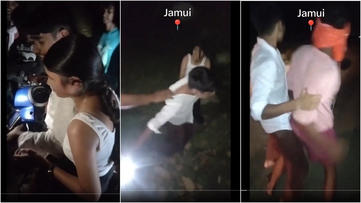 The viral video, said to be from Jamui, is not taken lightly by Bihar Police | X