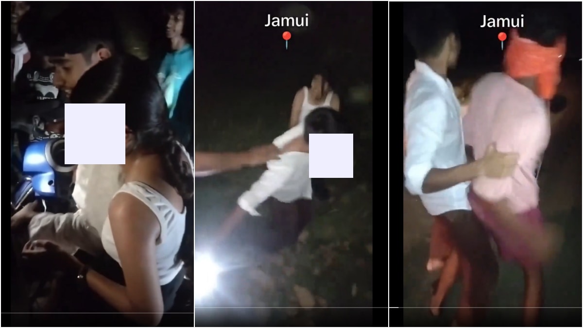 The viral video, said to be from Jamui, is not taken lightly by Bihar Police | X