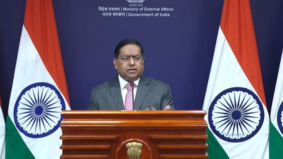 MEA Spokesperson Randhir Jaiswal | YouTube