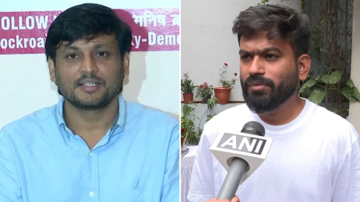 Former Cockroach Janta Party (CJP) activist Mahesh Brahmbhatt (L) and CJP founder Abhijeet Dipke (R) | ANI