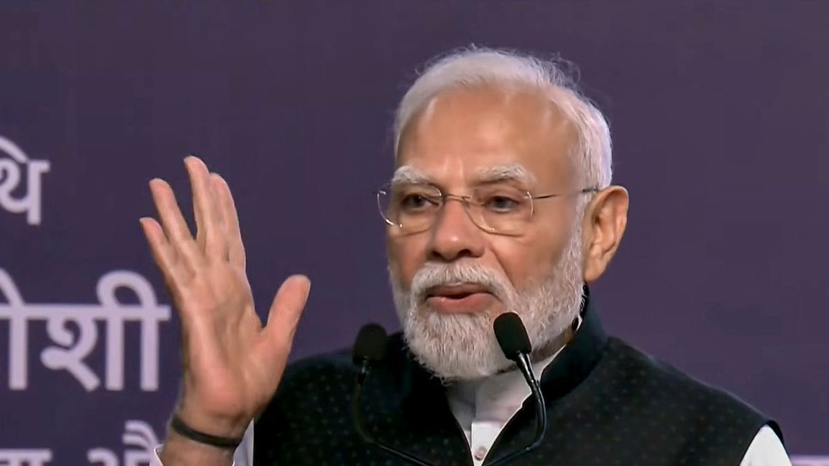 Prime Minister Narendra Modi addresses the centenary celebrations of Shri Ram College of Commerce (SRCC) in New Delhi | PTI