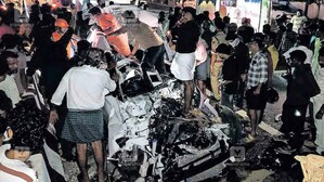 Eight people, mostly students, killed as car rams into parked lorry in Kerala’s Thrissur