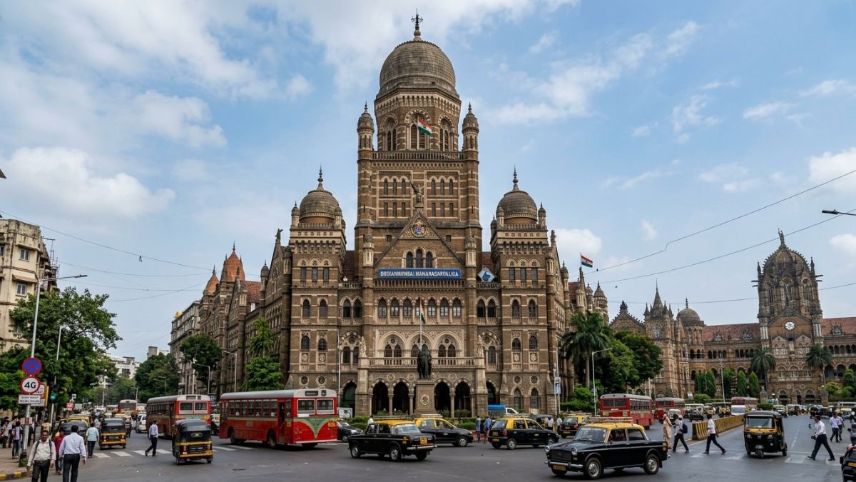 BMC building in Mumbai | created using THE WEEK AI