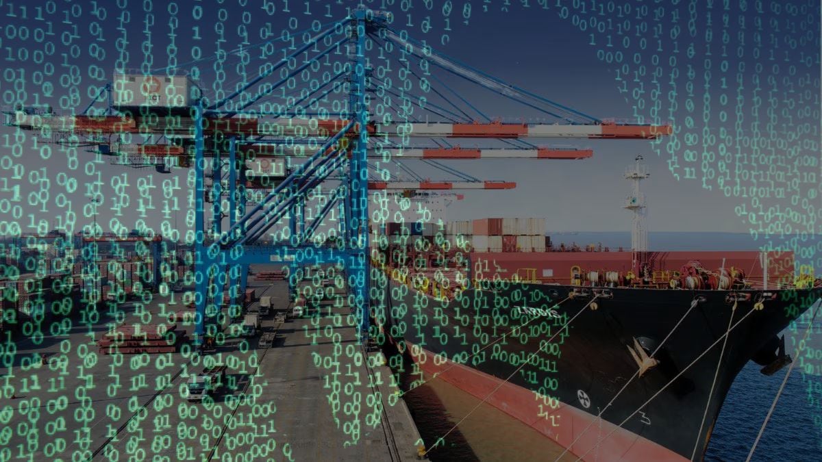 Representative image of a cyberattack on a port | Reuters, X