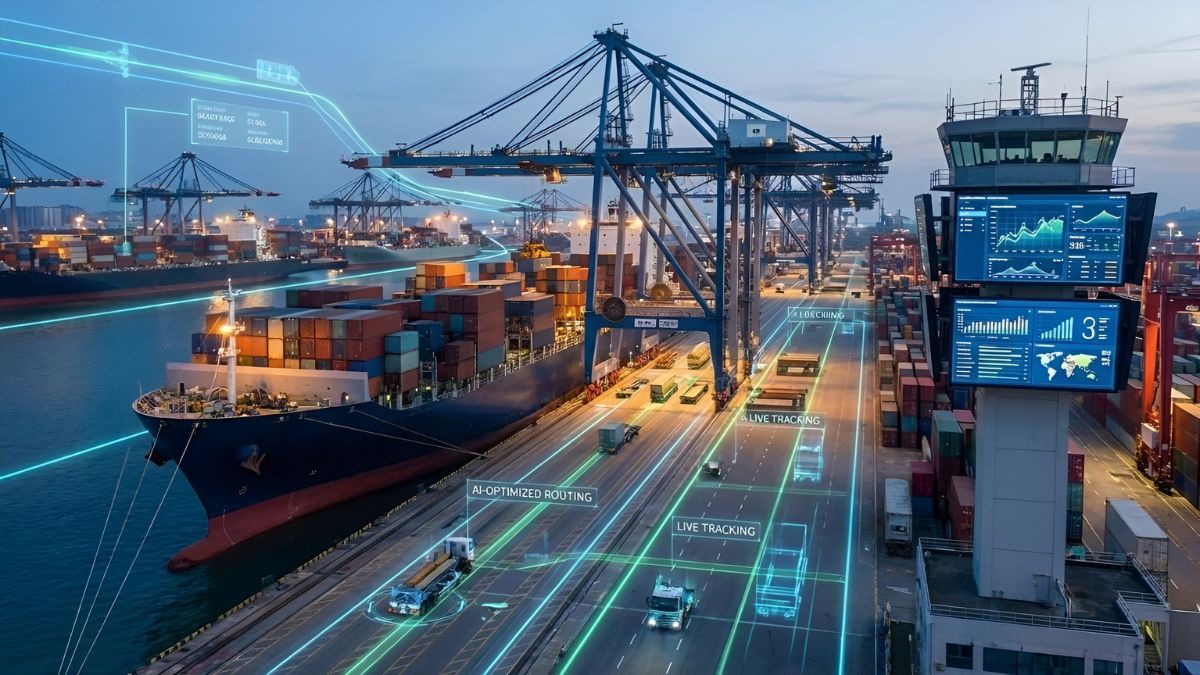 Representative image of AI automation at a port | Shutterstock
