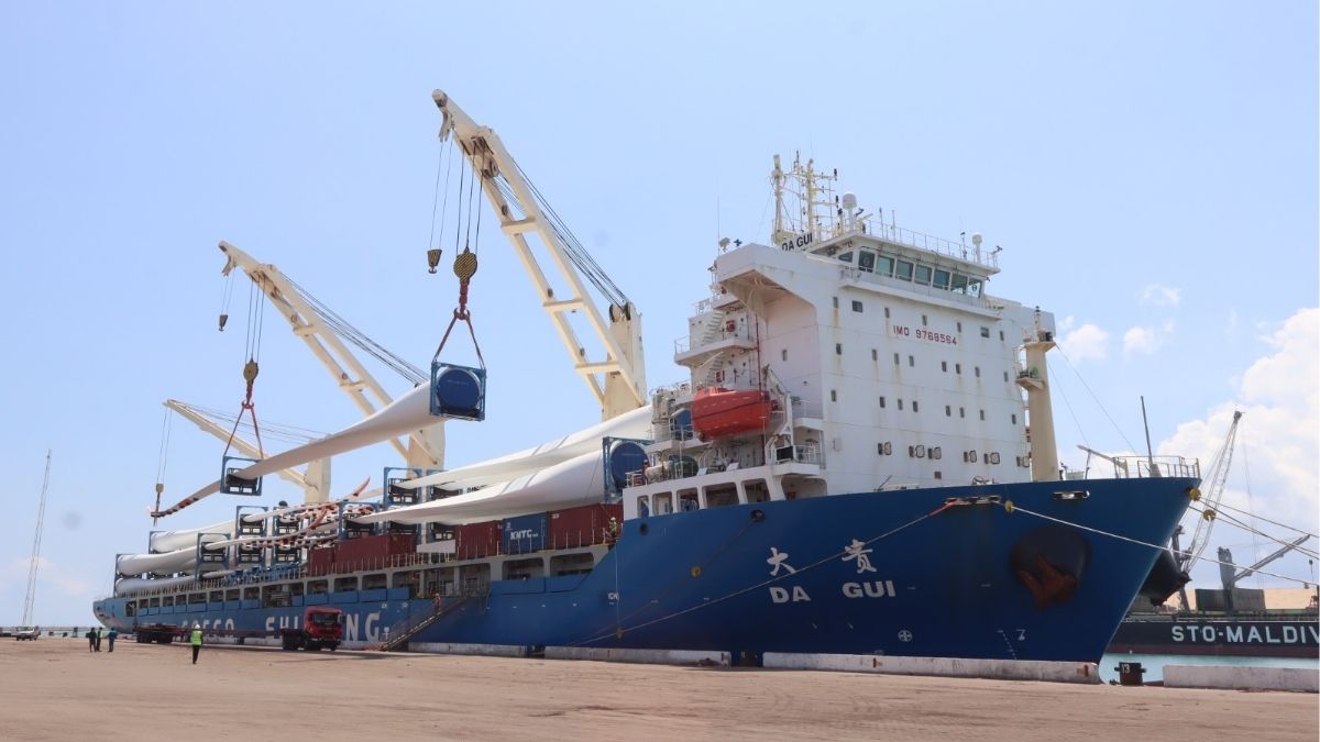 MV Da Gui at the V.O. Chidambaranar Port in a file photo | VOCPA