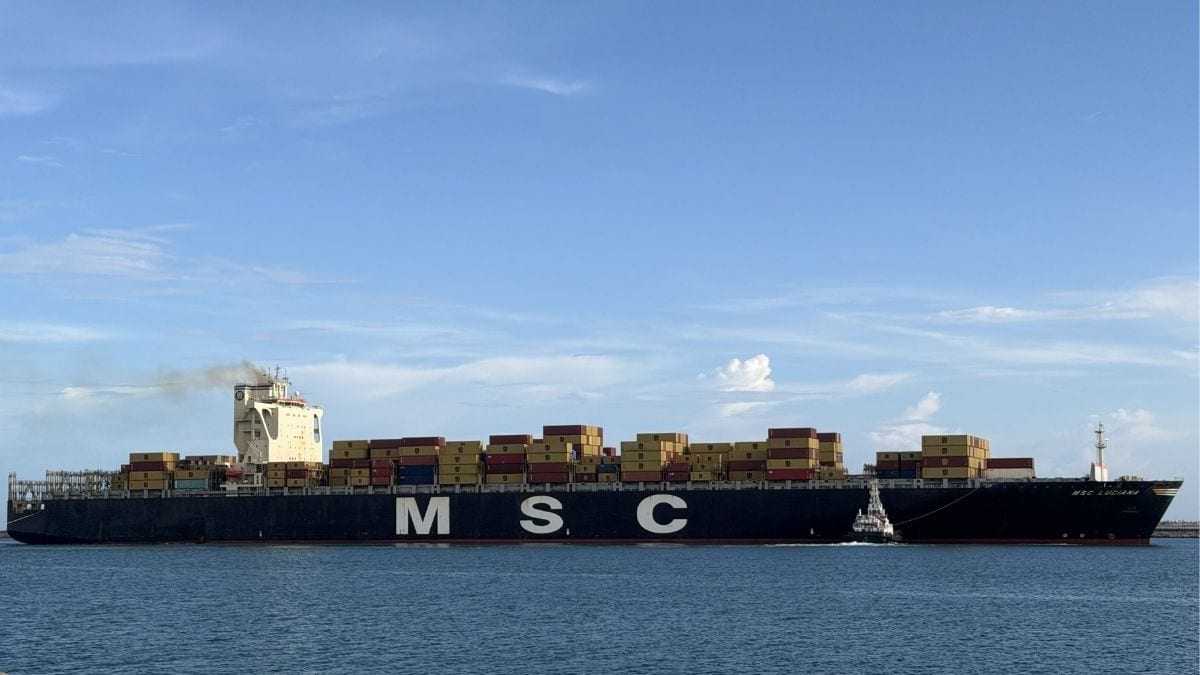 When MSC Luciana docked at Vizhinjam International Seaport in June 2026 | VISL