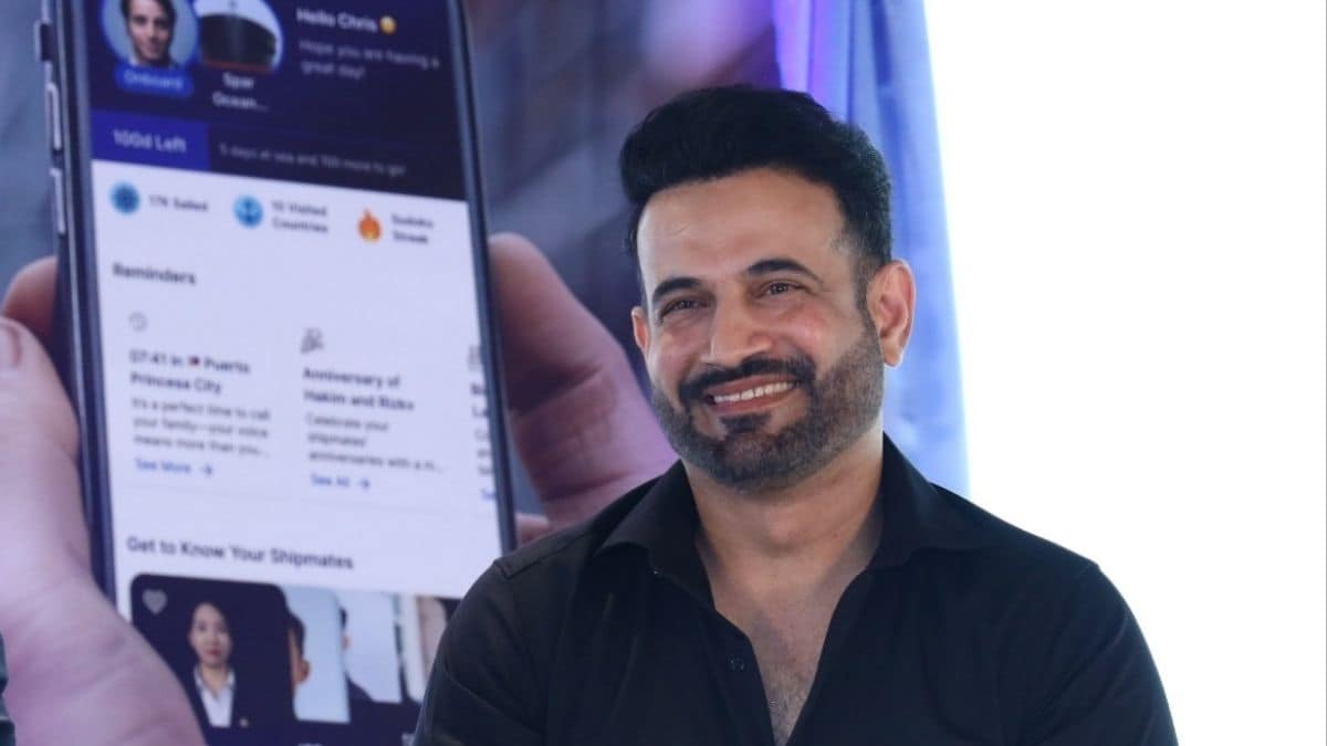 Irfan Pathan at the event addressing Fleet Management's seafarers | Fleet Management