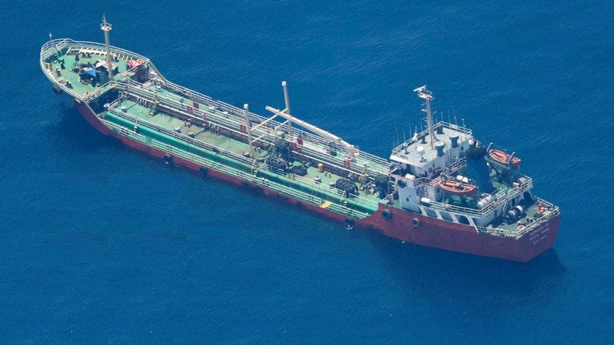 The Palau-flagged oil tanker 'Honour 25', one of the three vessels still under pirate captivity as of early July | EUNAVFOR Atalanta