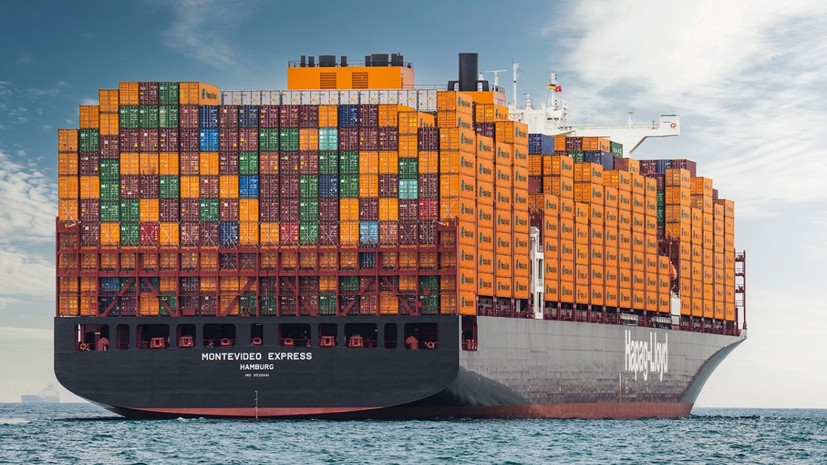 The Hapag-Lloyd container ship 'Montevideo Express' | Hapag-Lloyd