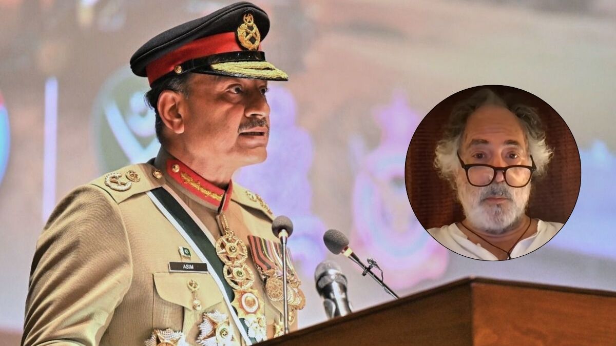Pakistan's military chief Asim Munir; (inset) Brazilian journalist and geopolitical expert Pepe Escobar | AP, YouTube/Mario Nawfal