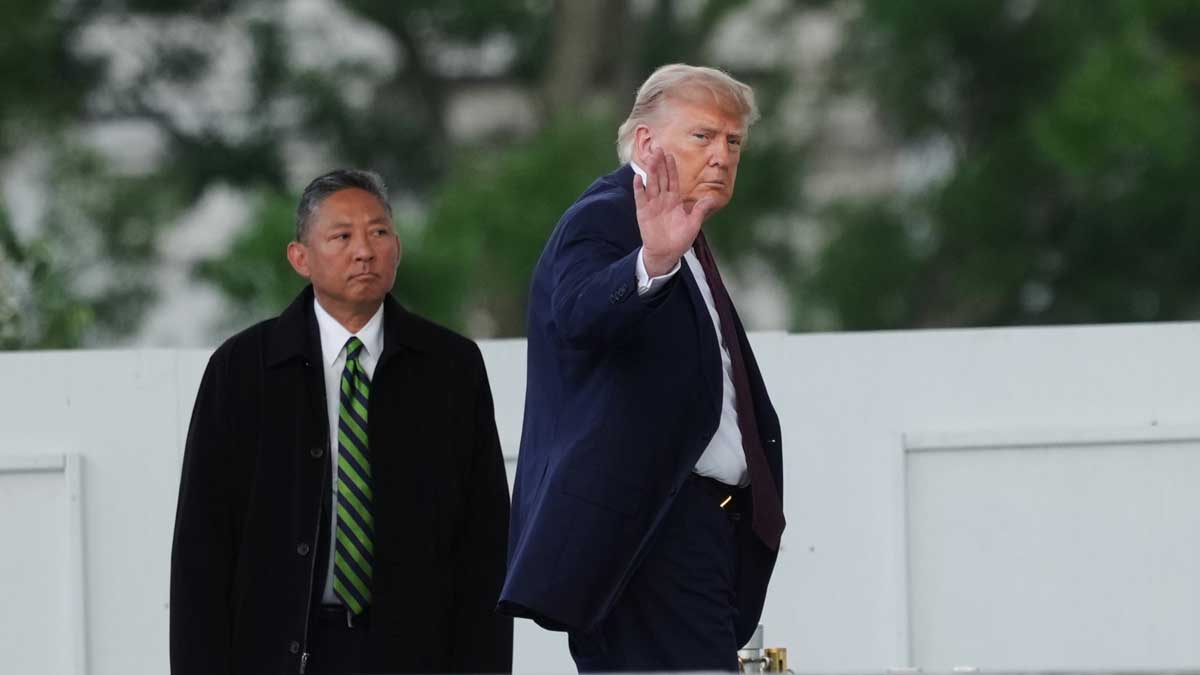 President Donald Trump returns to the White House after a trip to Pennsylvania on Tuesday | AP
