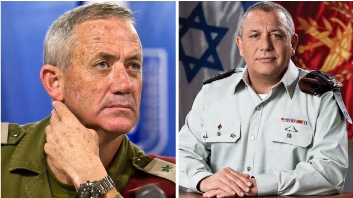 Benny Gantz and Gadi Eisenkot | X 