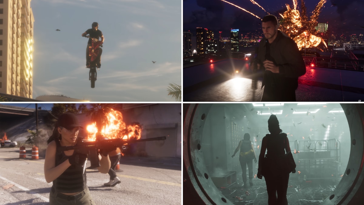 Visuals from the launch trailer of 'Grand Theft Auto VI' | Rockstar Games
