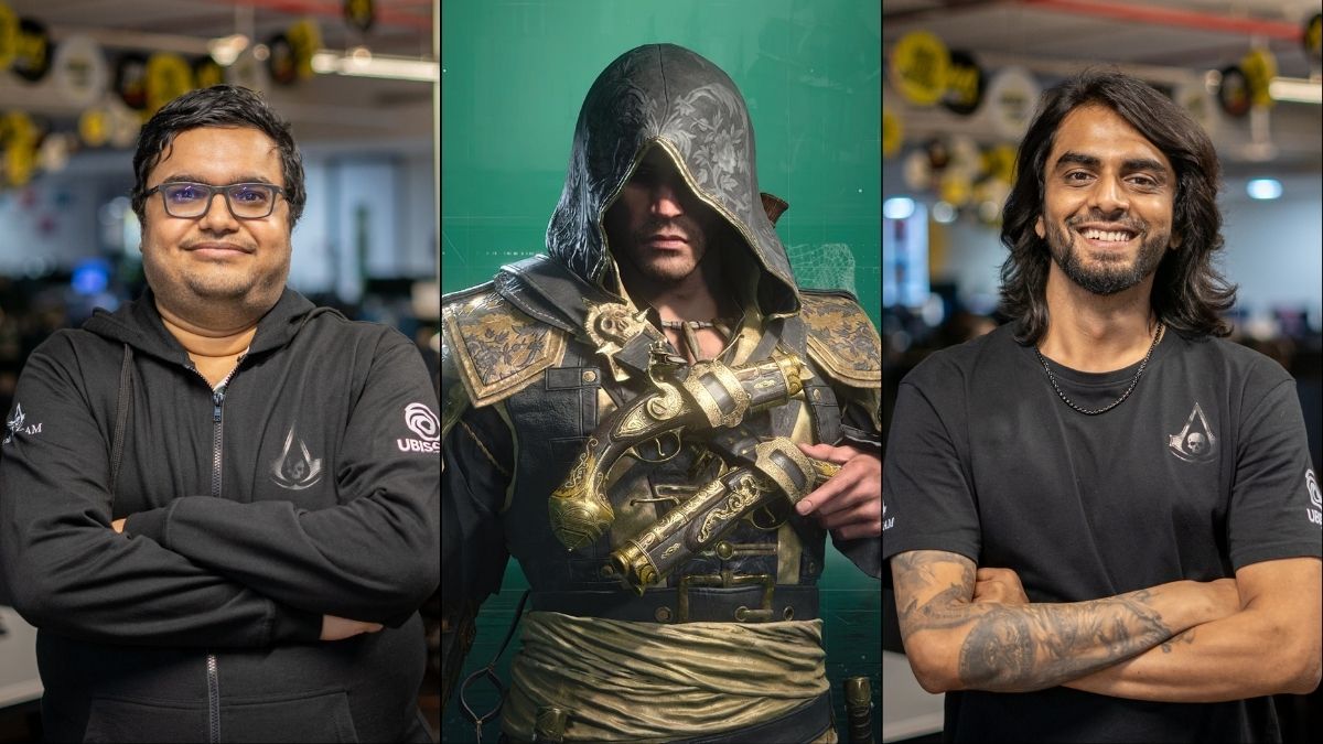 Ubisoft India Associate Producer Ganesh Chandrasekaran (left) and Senior QC Lead Shubhrayu Dey (right) and their teams worked on the latest game, Assassin's Creed Black Flag Resynced | Ubisoft India