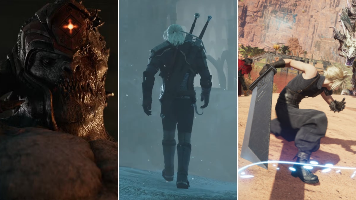 Visuals from 'Gears of War: E-Day', 'The Witcher 3: Wild Hunt - Songs of the Past', and 'Final Fantasy VII Revelation' | YouTube