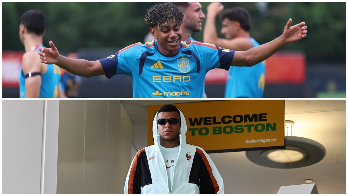 Lamine Yamal and Kylian Mbappe | Agencies
