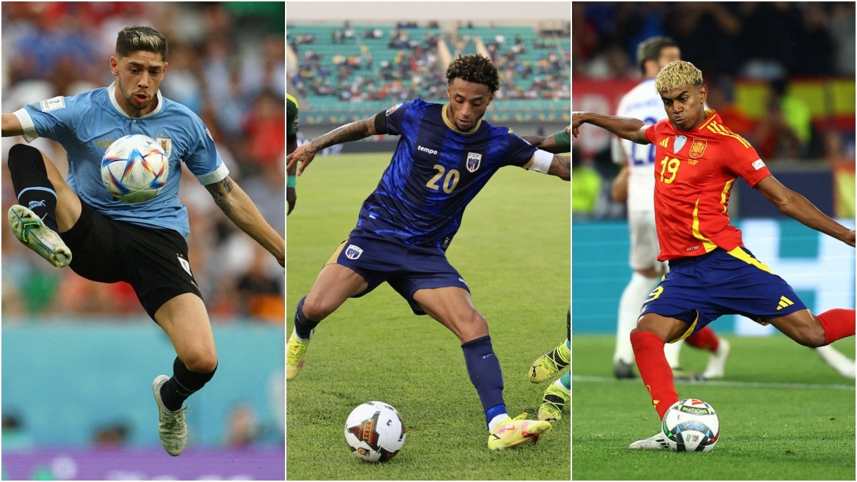 From left: Federico Valverde, Ryan Mendes and Lamine Yamal | Agencies