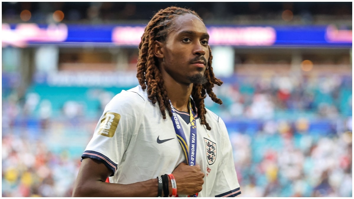 English full-back Djed Spence | AFP
