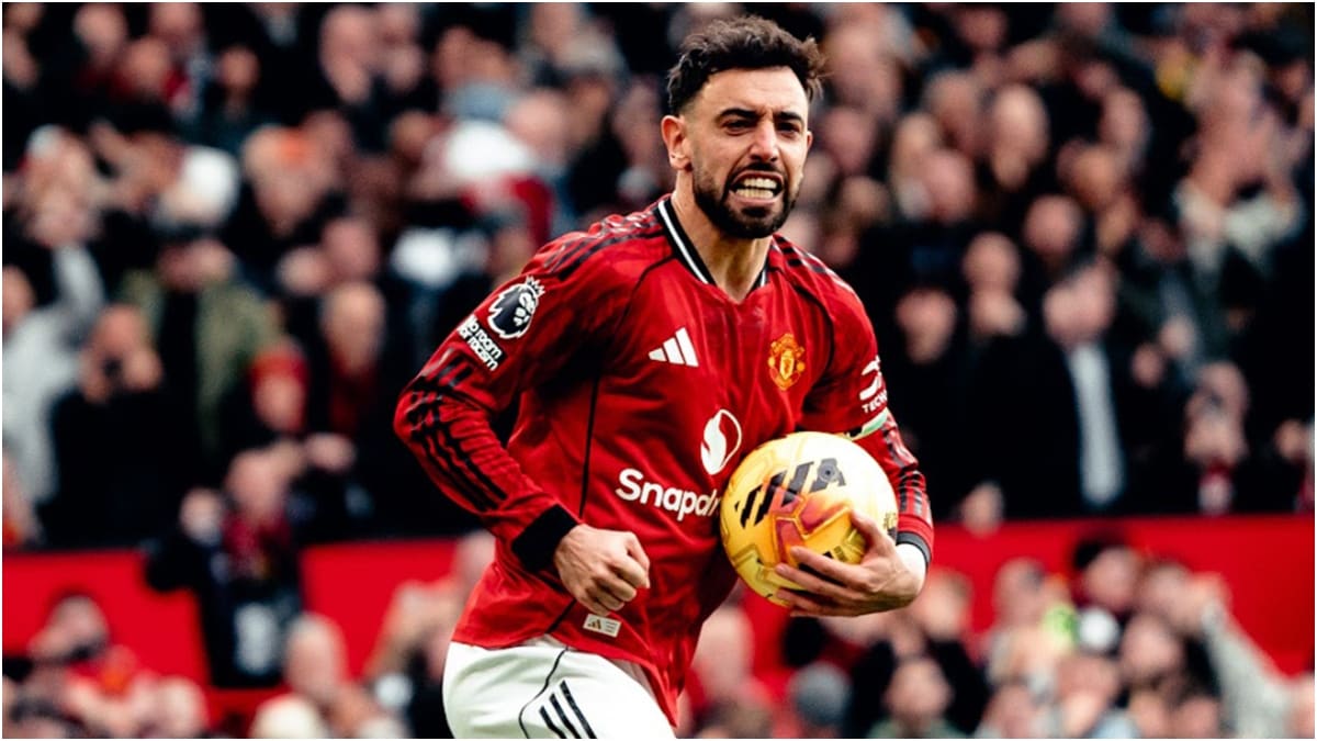 Manchester United captain Bruno Fernandes | X