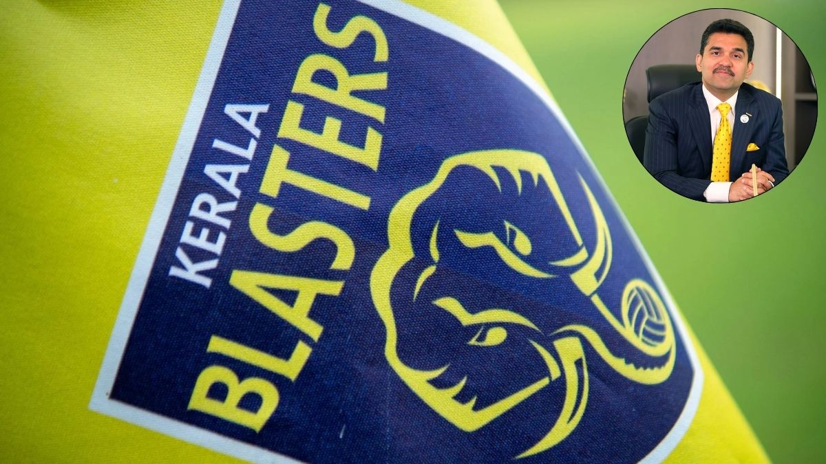 The Kerala Blasters FC logo; (inset) Dr Shamsheer Vayalil, Founder, VPS Health Group | KBFC, VPS Health Group