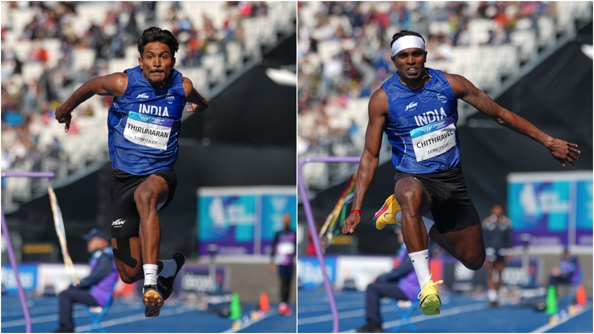 Indian triple jumpers Praveen Chitravel and Selva Prabhu Thirumaran bagged medals at CWG 2026 | AP