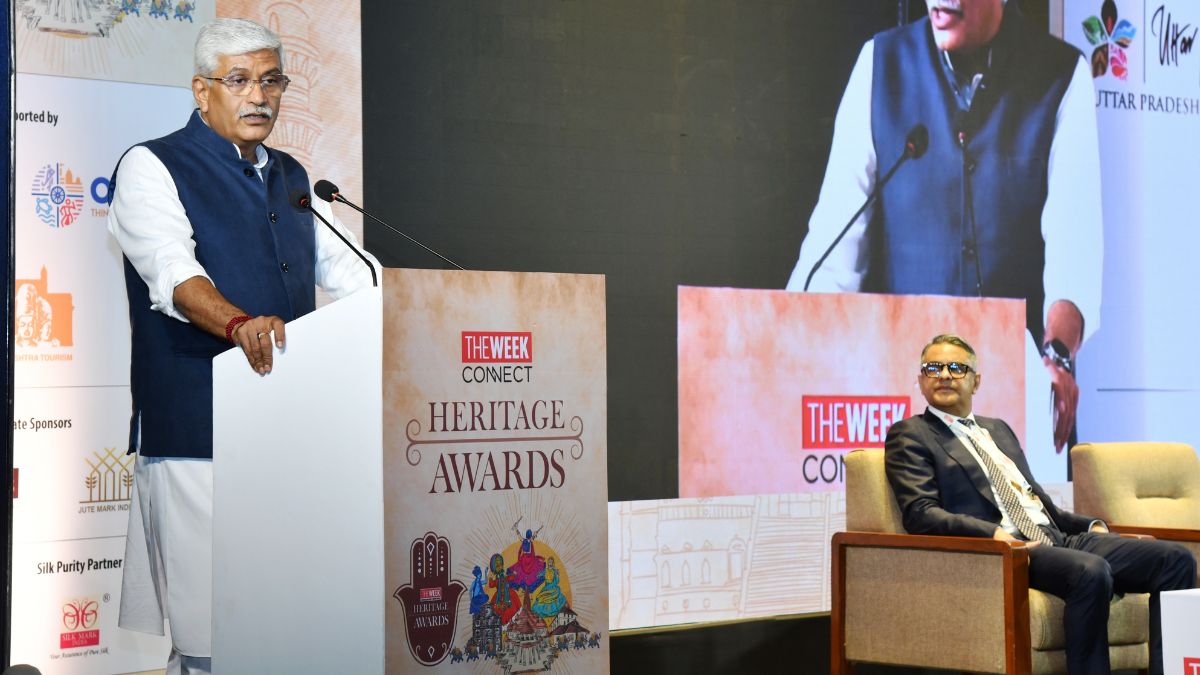 Culture minister Gajendra Singh Shekhawat at THE WEEK Heritage Awards 2026