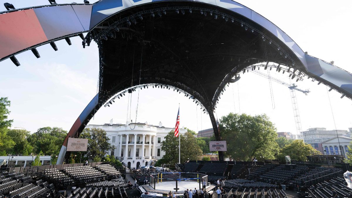 Why Trump is putting a UFC cage on the White House lawn for his 80th birthday