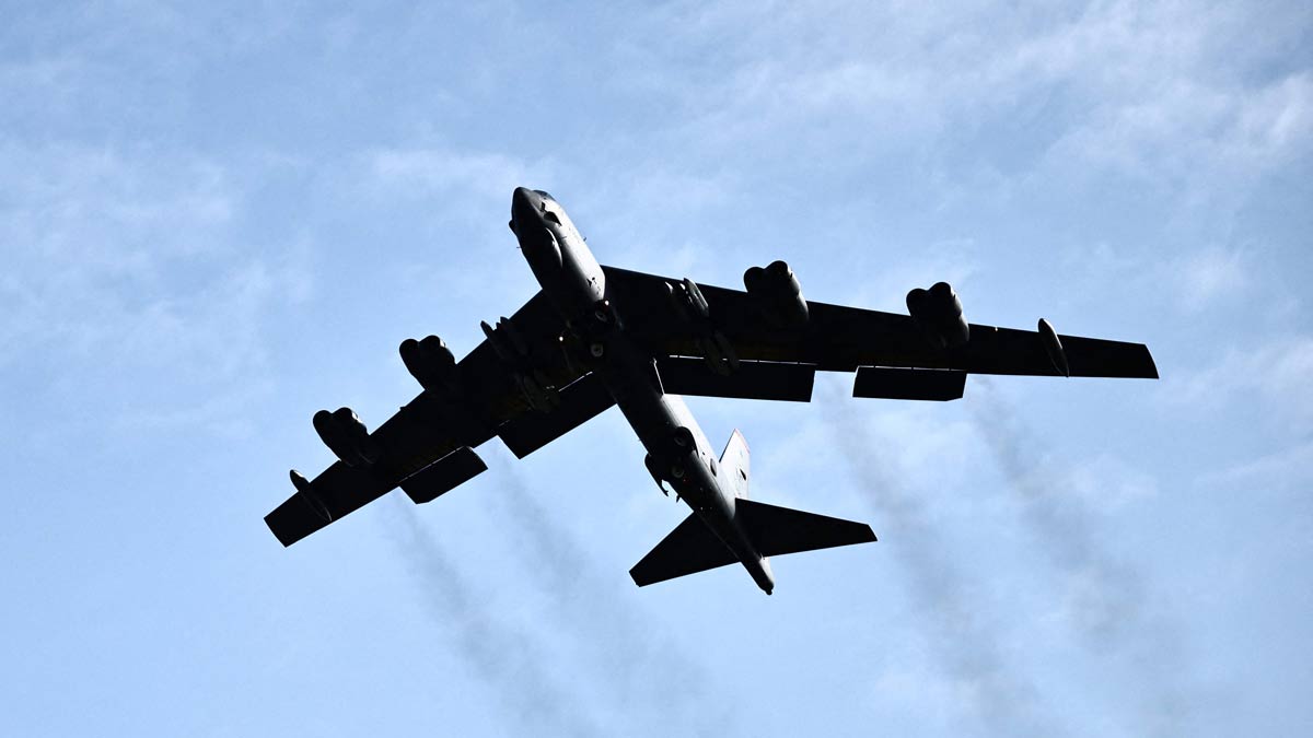 [File] A US Air Force B-52 Stratofortress bomber | AFP